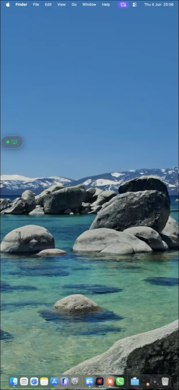 Streaming a Mac desktop on iPhone